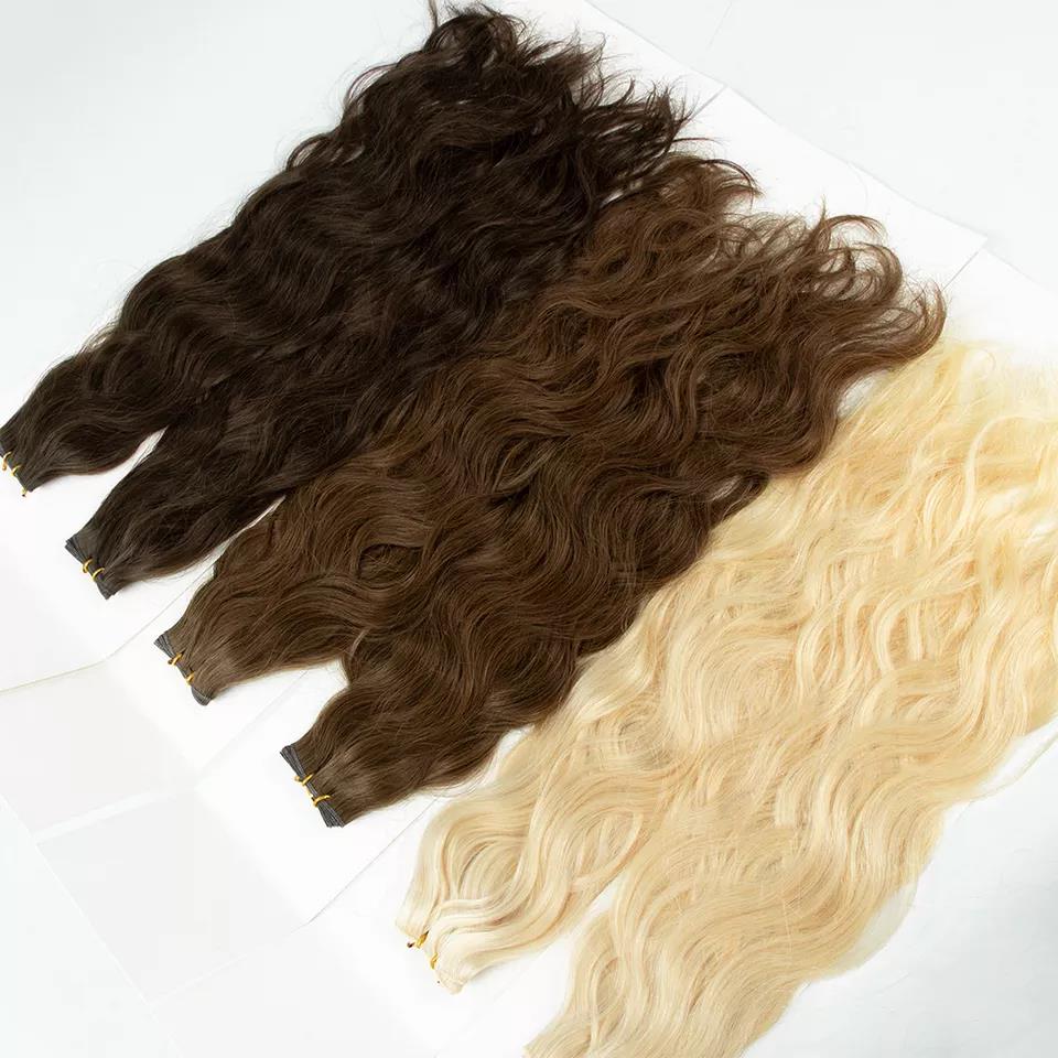 Genius Weft Hair Can Be Cut No Return Hair Virgin Genius Weft Comfortable Hair Extension